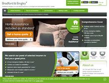 Tablet Screenshot of bradfordandbingley-insurance.co.uk